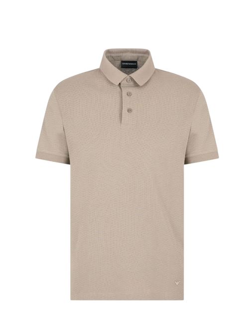 Polo in jersey jacquard Emporio Armani | EM001295 AF10762.F6066